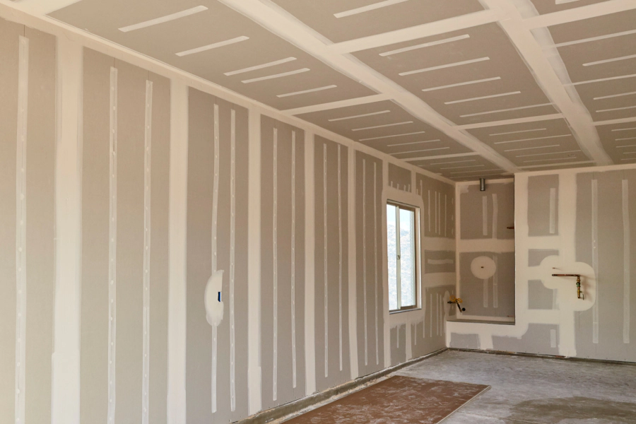 room drywall finishing work